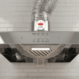 কিচেন হুড কন্ট্রোলার সিস্টেম  kitchen hood with speed controller  & led ( size =6")