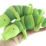 Funny Alligator Toy Sensory Finger Hand Toy Cartoon Crocodile