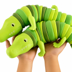 Funny Alligator Toy Sensory Finger Hand Toy Cartoon Crocodile