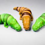 Funny Alligator Toy Sensory Finger Hand Toy Cartoon Crocodile