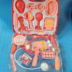 Kids Medical Doctor Play Set with Portable Suitcase Case for Boys & Girls (Pink) চিলড্রেনস পোর্টেবল পিংক ডক্টর সেট - বাচ্চাদের চমৎকার মেডিকেল প্লে টয়