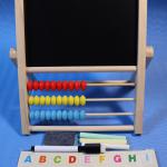 Double-Sided Magnetic Learning Board & Wooden Abacus Set – Educational Toy for Kids