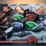 F1 Stealth Jet RC Drone – High-Speed Fighter Quadcopter with LED Lights & Altitude F1 স্টিল্থ জোট আরসি ড্রোন – এলইডি লাইট এবং অ্যালটিটিউড হোল্ড সহ ফাইটার ড্রোন