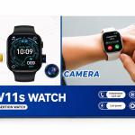 BW11s smartwatch with SiM & Camera | BW11s 4G Smartwatch with Pop-Up Camera & Direct SIM Calling