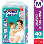Avonee Pant System Baby Diaper (M Size) (7-12kg) (40pcs)