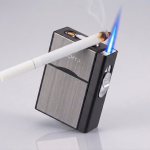 Premium Cigarette Case & Lighter LAOTOU
