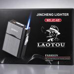 Premium Cigarette Case & Lighter LAOTOU