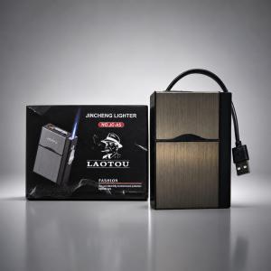 Premium Cigarette Case & Lighter LAOTOU