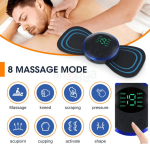 Mini Massage Stick Roller – EMS Butterfly Massager Pad Body Muscle Relax Tool | Handheld Leg, Neck & Back Pain Relief Massager