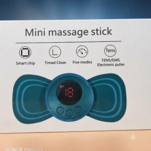 Mini Massage Stick Roller – EMS Butterfly Massager Pad Body Muscle Relax Tool | Handheld Leg, Neck & Back Pain Relief Massager