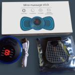 Mini Massage Stick Roller – EMS Butterfly Massager Pad Body Muscle Relax Tool | Handheld Leg, Neck & Back Pain Relief Massager