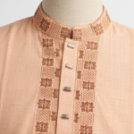 The Elegant Peach Harmony Panjabi ( China Fancy Cotton) পিচ হারমনি প্রিমিয়াম পাঞ্জাবি