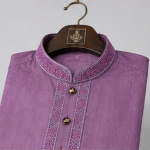 স্লাব কটন জিওমেট্রিক এমব্রয়ডারি পাঞ্জাবি / Slub Cotton Embroidered Panjabi