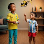 Remote Control Mini RC Infrared Induction Helicopter | Flying Toy with Hand Sensor | Kids Indoor Toy