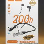 Recrsi 200h Wireless Neckband - RE-NY060 | 200H Backup, Fast Charging