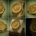 Luxury Gold Lion Skeleton Watch – বিলাসবহুল গোল্ড লায়ন স্কেলেটন ঘড়ি