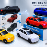 X-702 Car Shaped Bluetooth, USB, TF Card & FM Radio Supported Lighting Massive Portable Sound Speaker